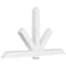 Ekena Millwork Kennewick Architectural Grade PVC Gable Bracket, 96"W x 52"H x 6"D x 6"F, 13/12 Pitch GBP096X52X0606KEN00 - alternate 1